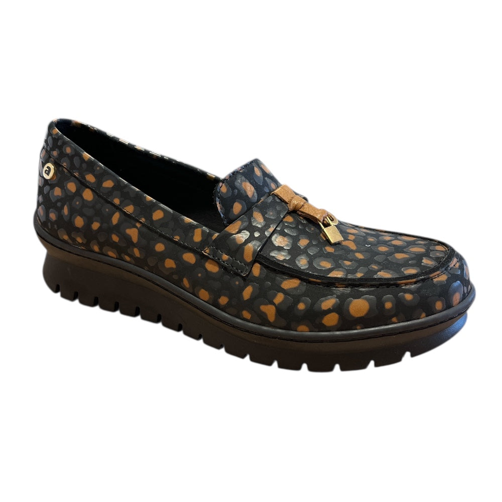 Adesso Lyra Treacle Toffee Printed Loafers