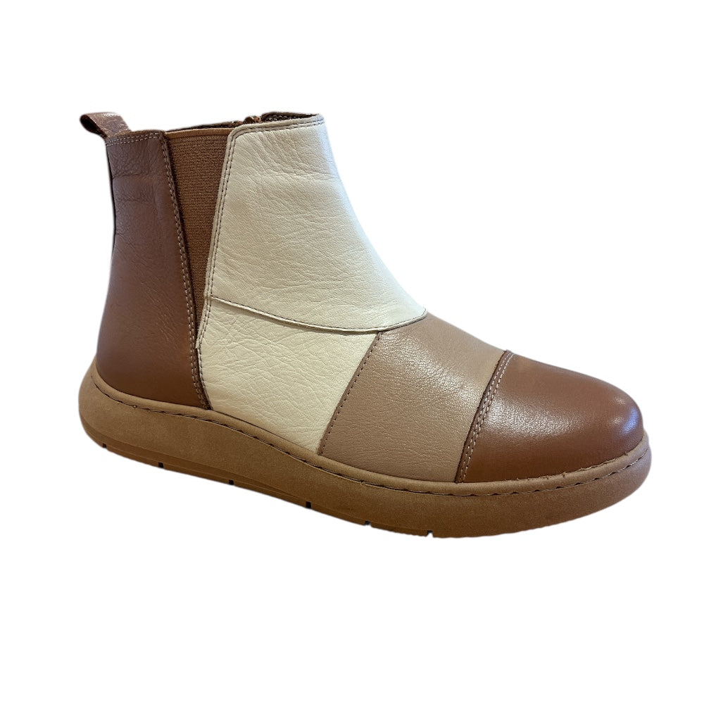 Adesso Henna Tan Leather Ankle Boots