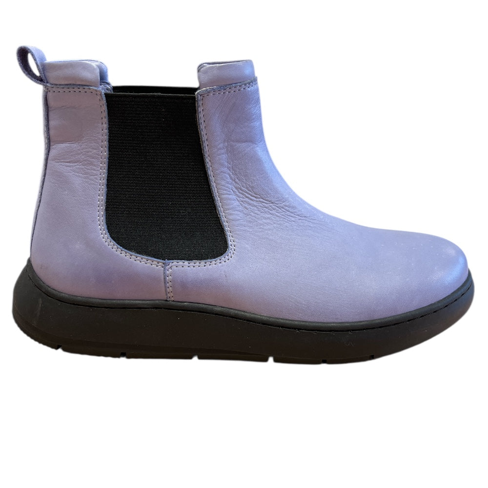 Adesso Evis Lavender Leather Ankle Boots