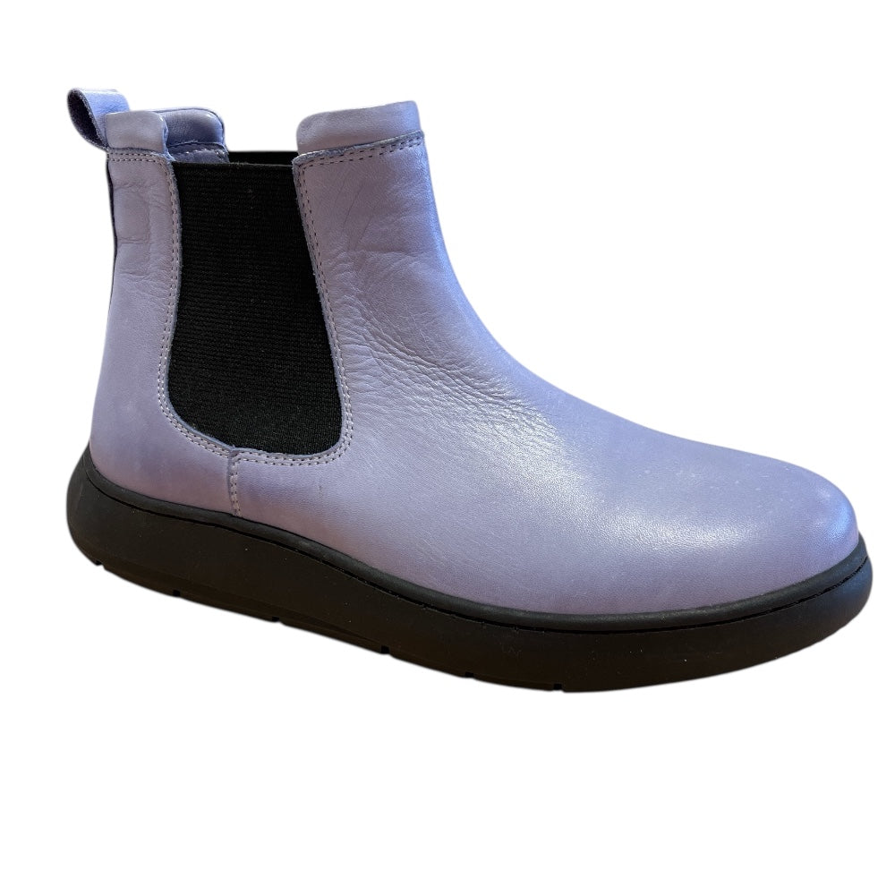 Adesso Evis Lavender Leather Ankle Boots
