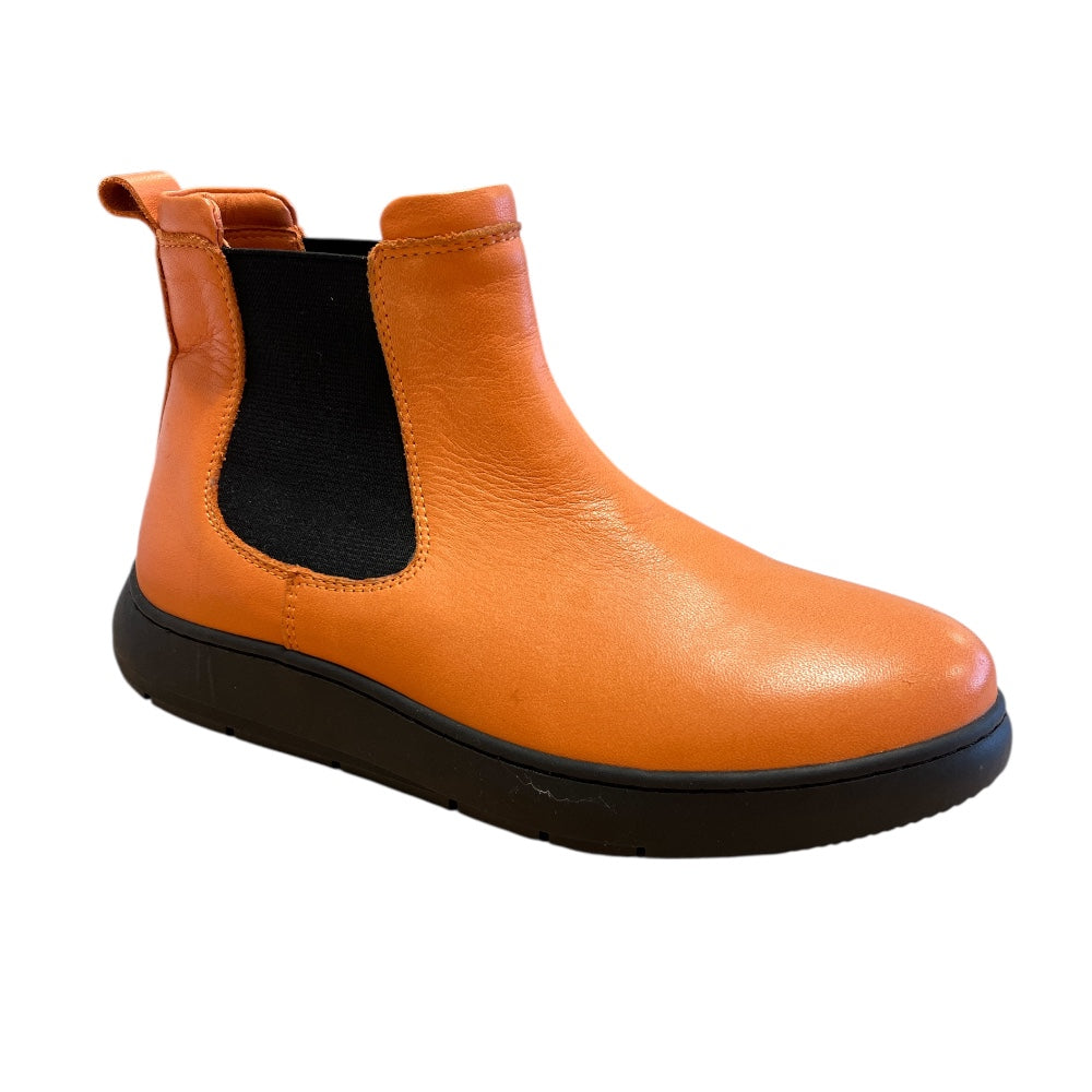 Adesso Evis Pumpkin Leather Ankle Boots