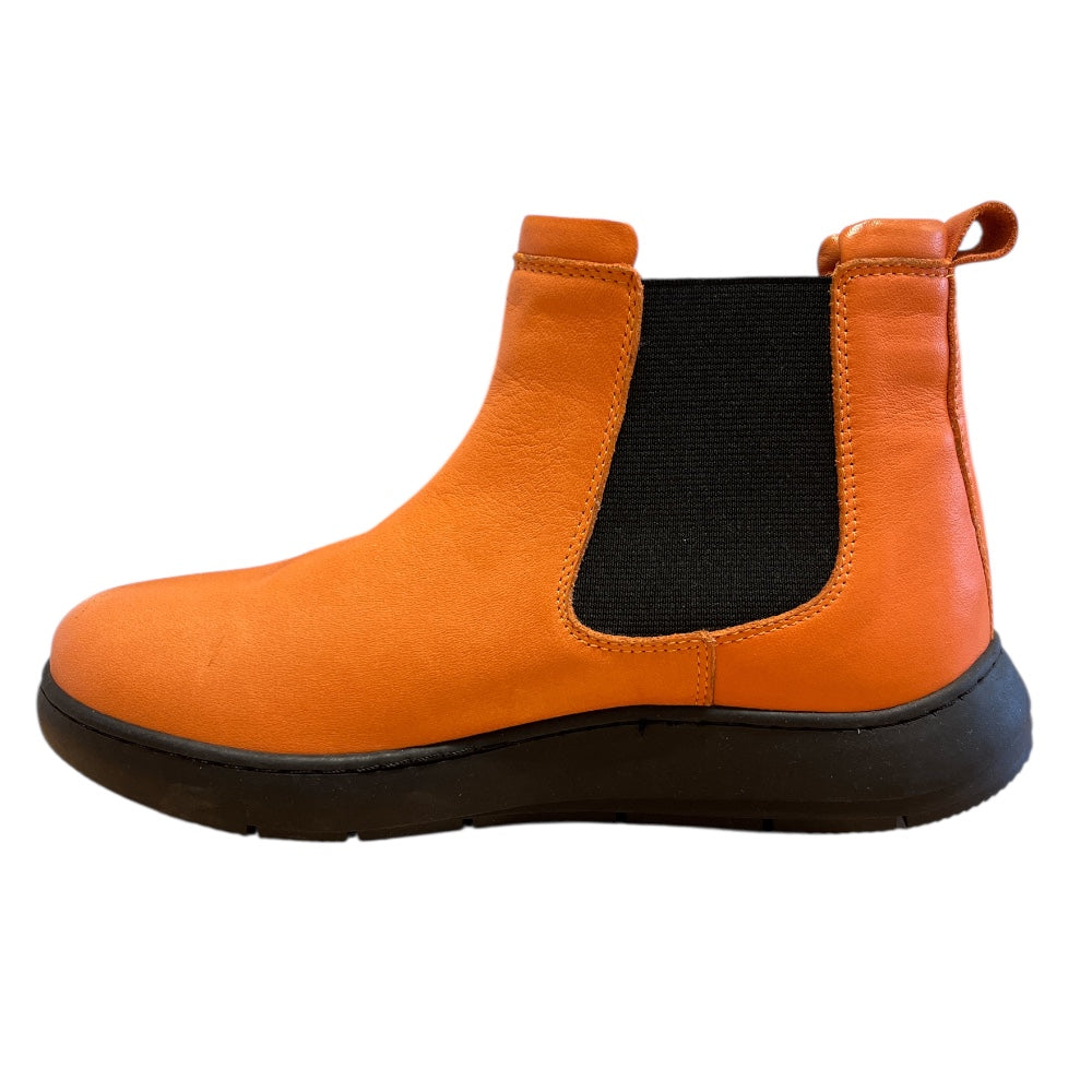 Adesso Evis Pumpkin Leather Ankle Boots