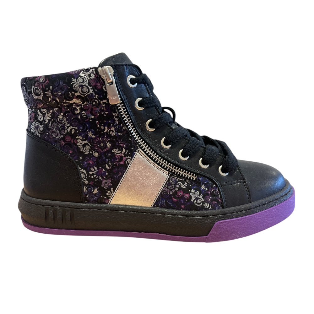 Adesso Nebula Lavender Bloom Leather Ankle Boots