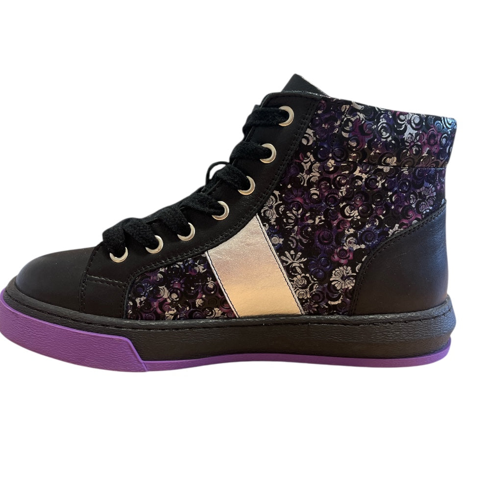 Adesso Nebula Lavender Bloom Leather Ankle Boots