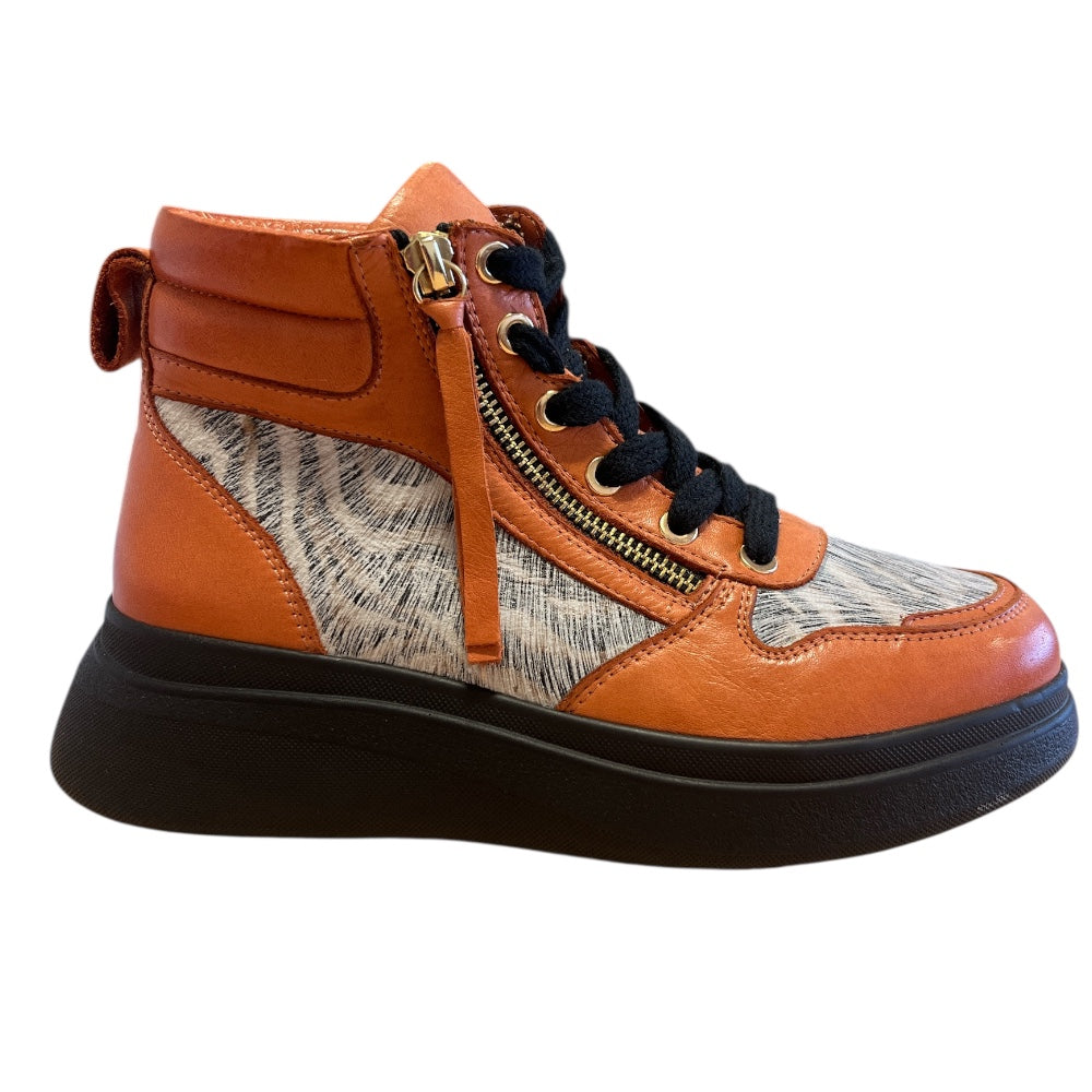 Adesso Jasper Autumn Tiger Leather Boots