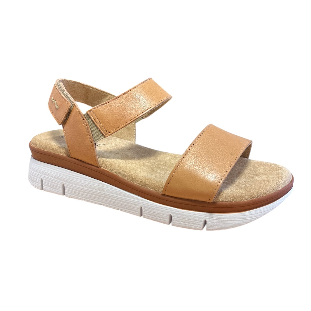 Lotus Facchini Tan Leather Sandals