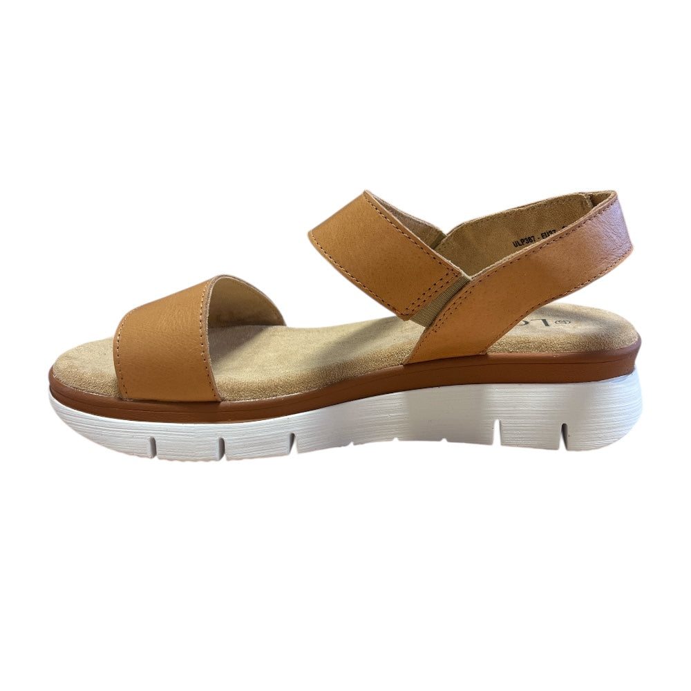Lotus Facchini Tan Leather Sandals