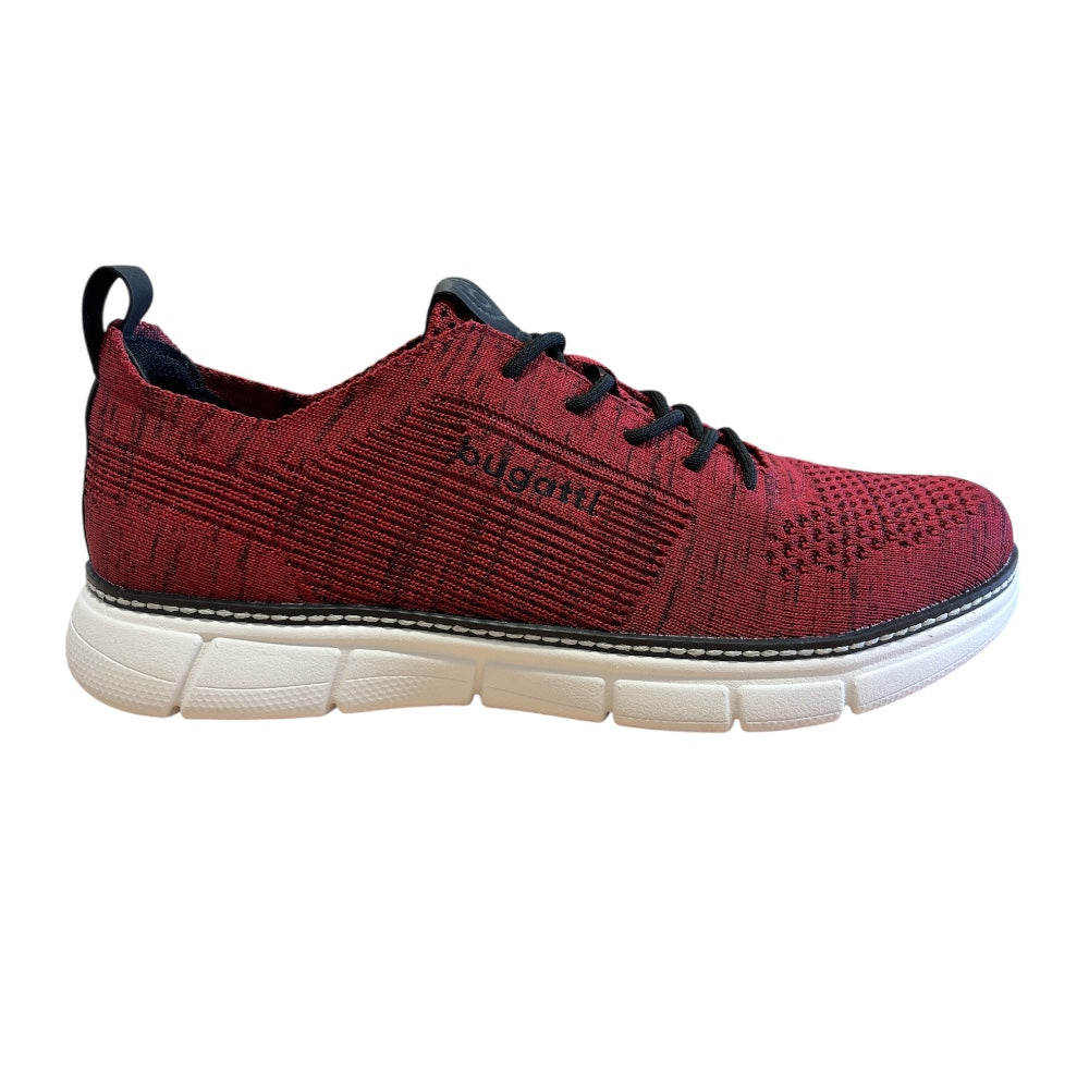 Bugatti Pasadena Mens Red Trainers