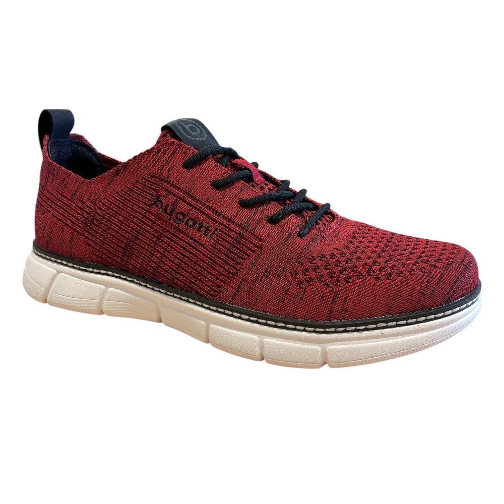 Bugatti Pasadena Mens Red Trainers