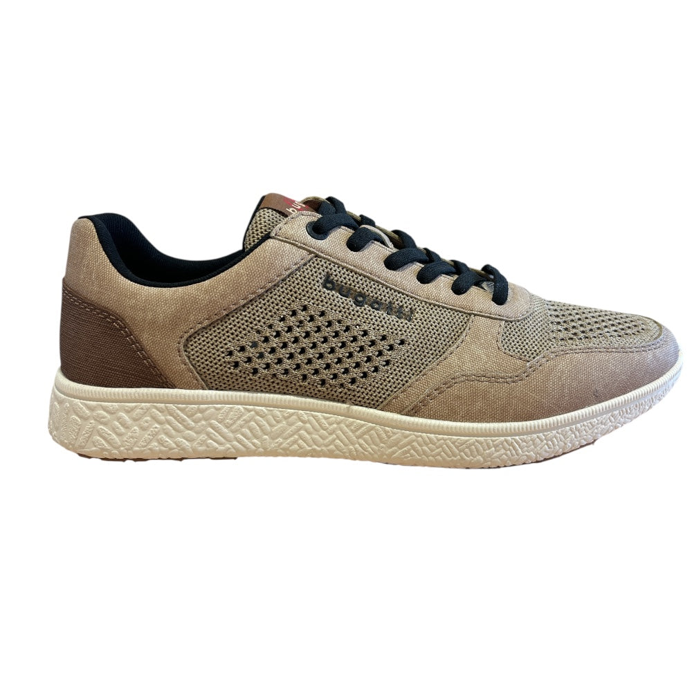 Bugatti Victory Mens Beige Trainers