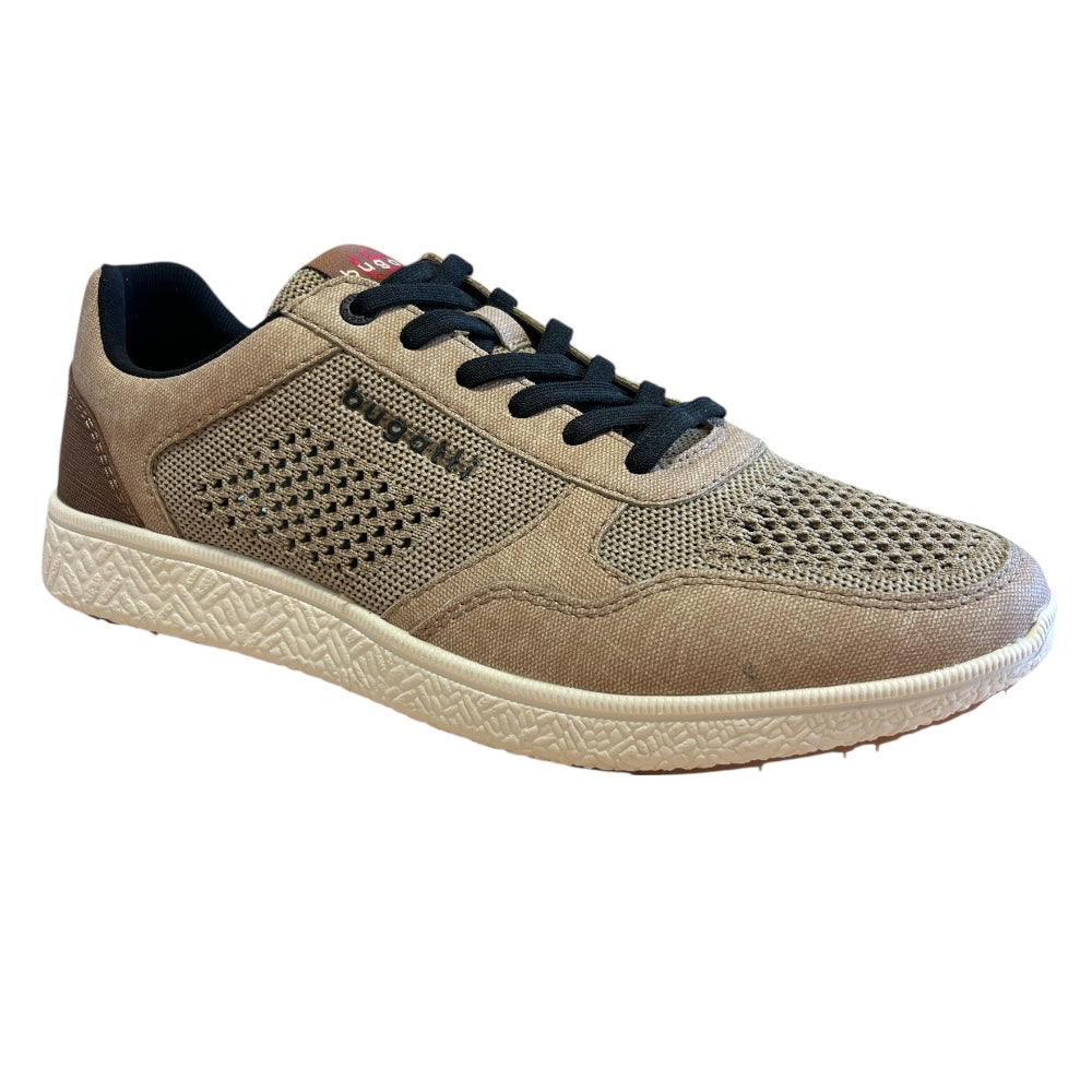 Bugatti Victory Mens Beige Trainers