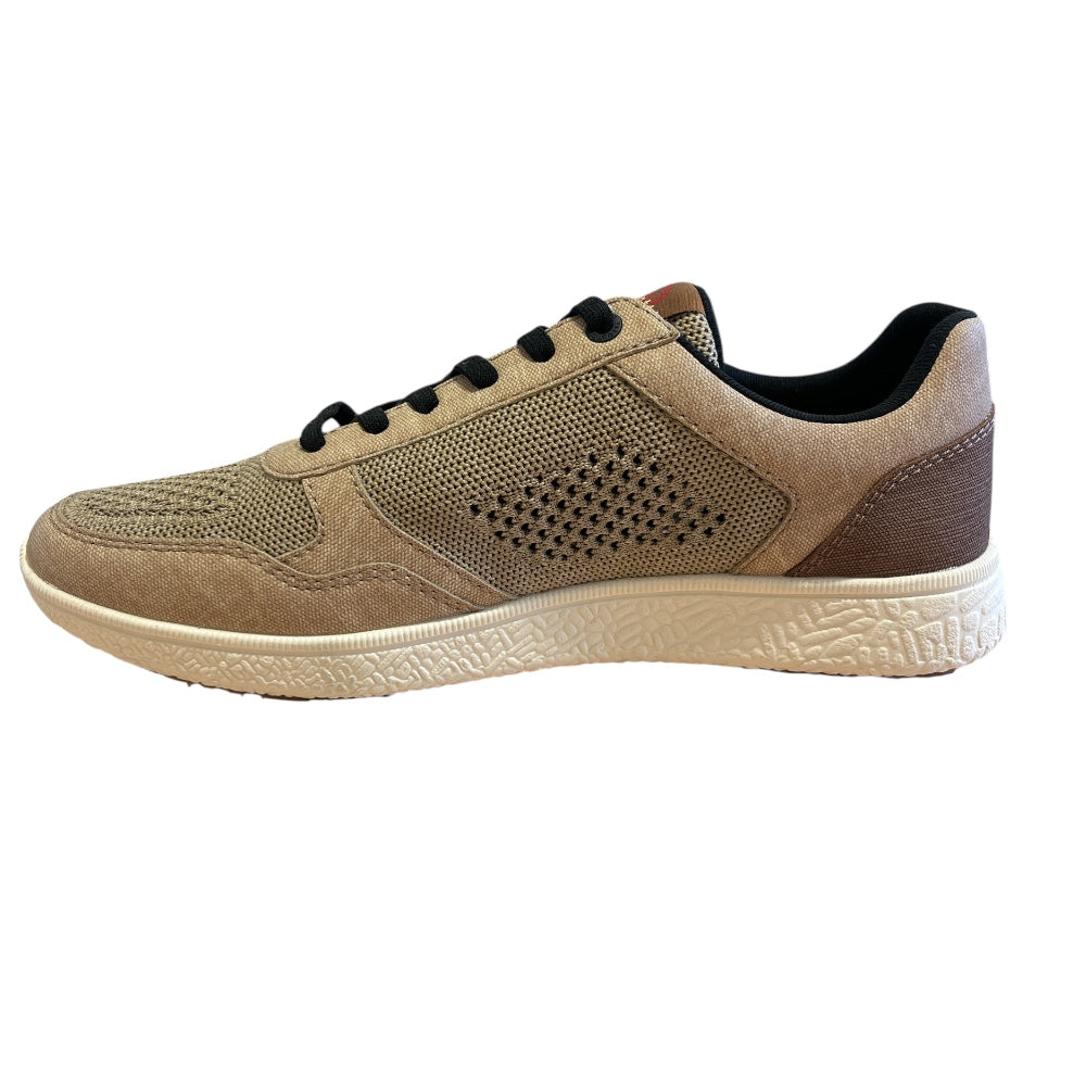 Bugatti Victory Mens Beige Trainers