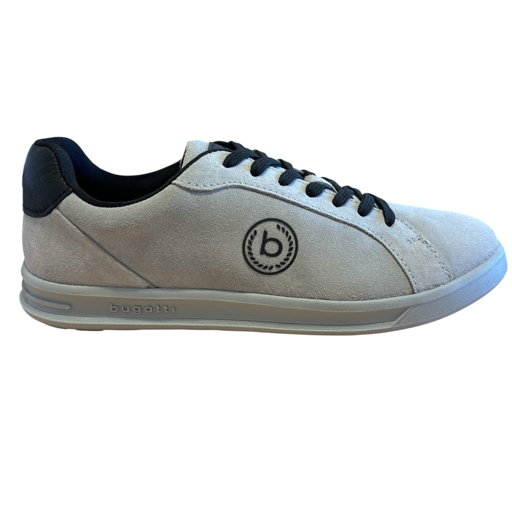 Bugatti Powder Mens Grey Suede Trainers