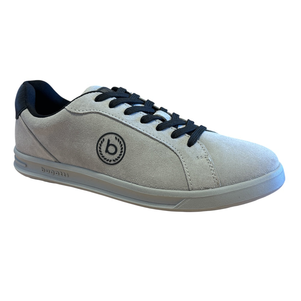 Bugatti Powder Mens Grey Suede Trainers