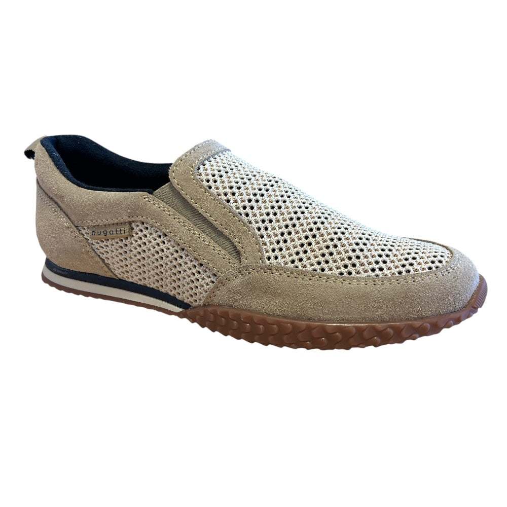 Bugatti Byfly Mens Beige Slip On Casual Shoes