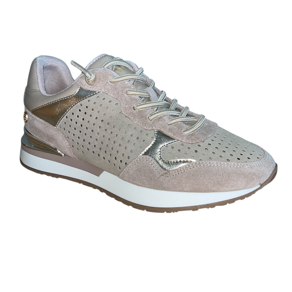Xti 145198 Taupe Suede Trainers