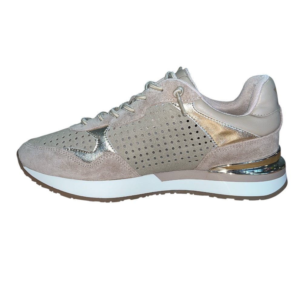 Xti 145198 Taupe Suede Trainers