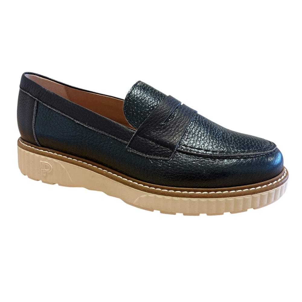 Pitillos 11-030 Navy Leather Casual Shoes