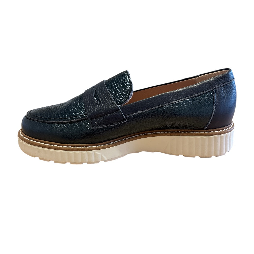 Pitillos 11-030 Navy Leather Casual Shoes