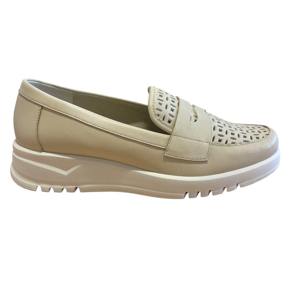 Pitillos 20.304 Cream Leather Loafers