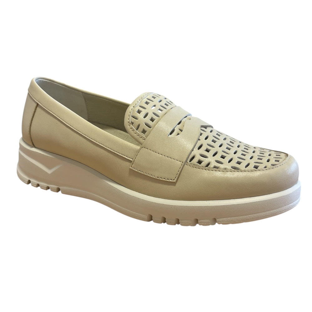 Pitillos 20.304 Cream Leather Loafers
