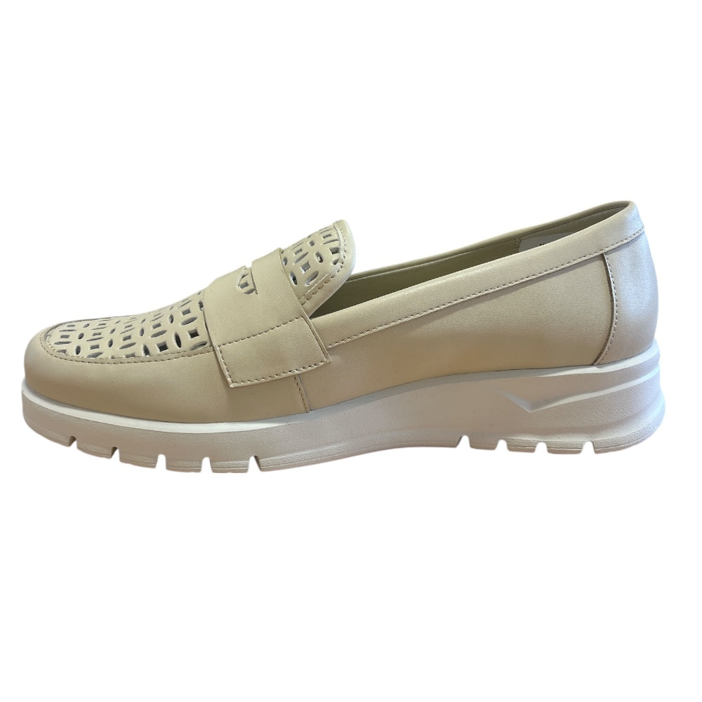 Pitillos 20.304 Cream Leather Loafers