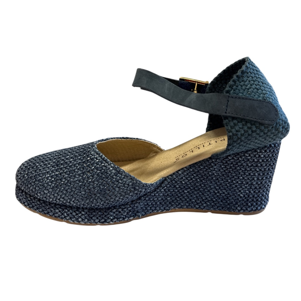 Pitillos 11.314 Denim Blue Wedges