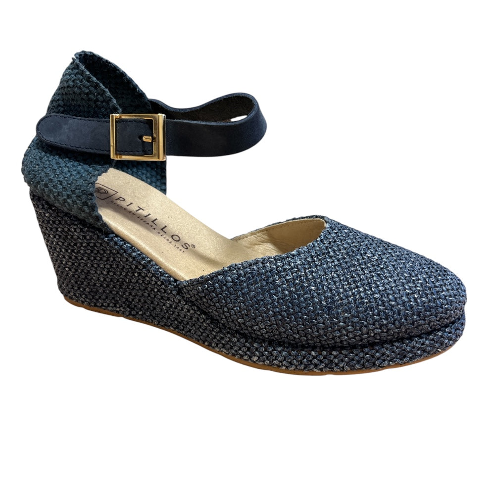 Pitillos 11.314 Denim Blue Wedges