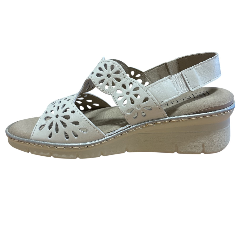 Pitillos 11.012 Off White Leather Sandals