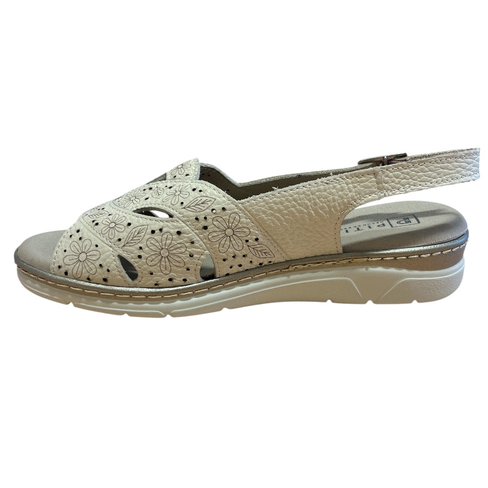 Pitillos 11.001 Beige Leather Casual Sandals