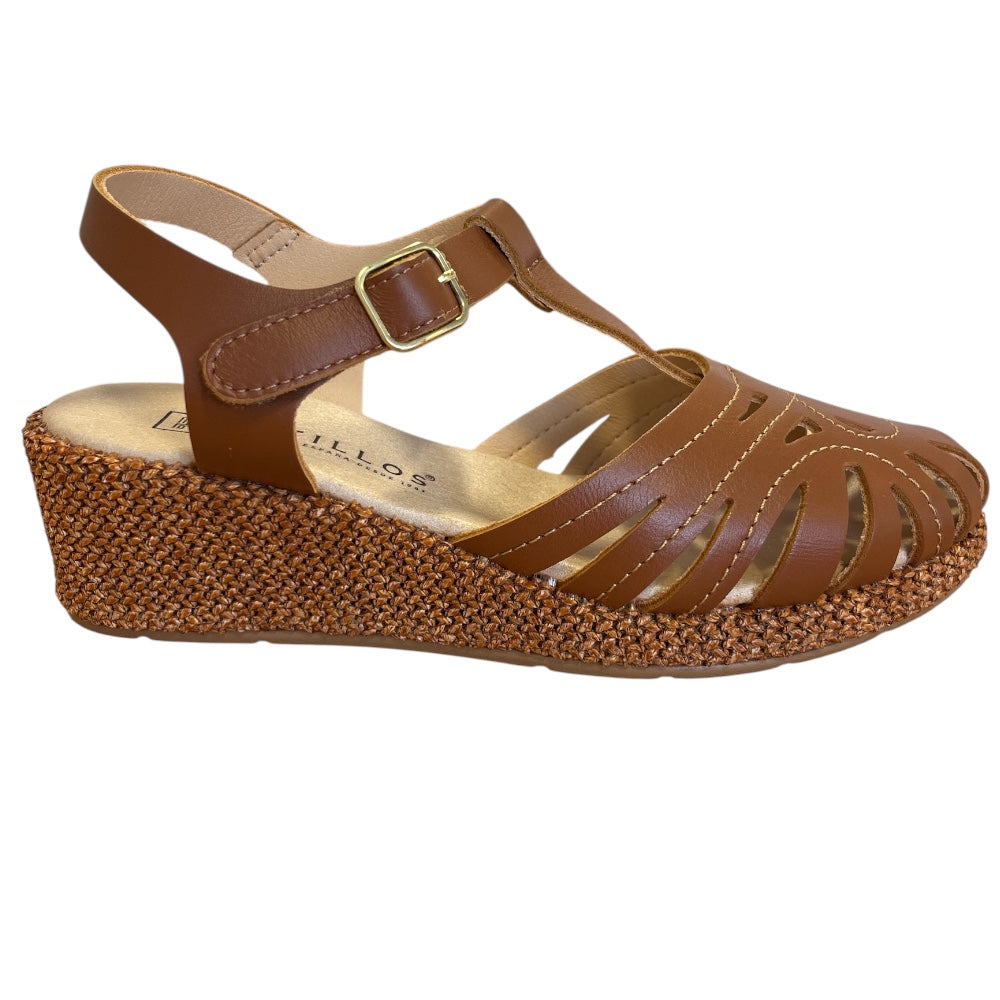 Pitillos 11.301 Tan Leather Closed Toe Sandals