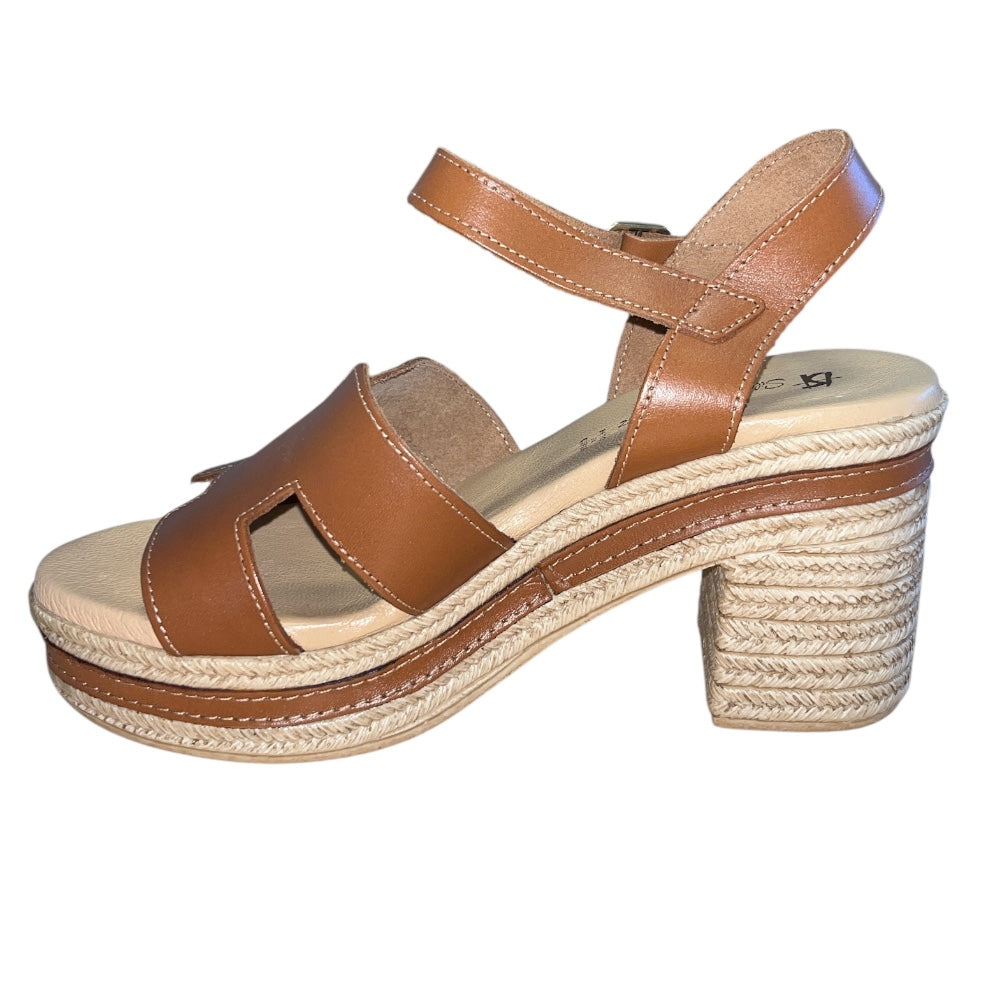 Pitillos 30211 Tan Block Heel Sandals