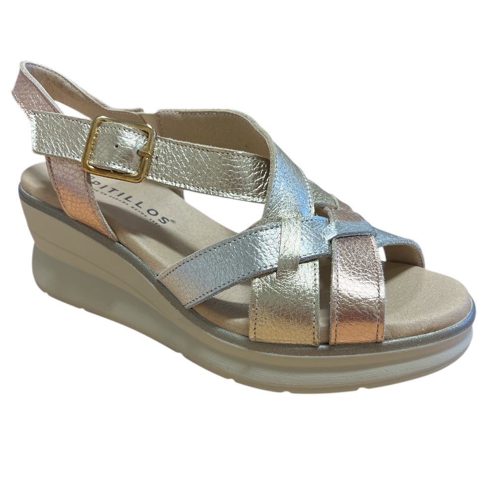 Pitillos 11.060 Gold Sandals