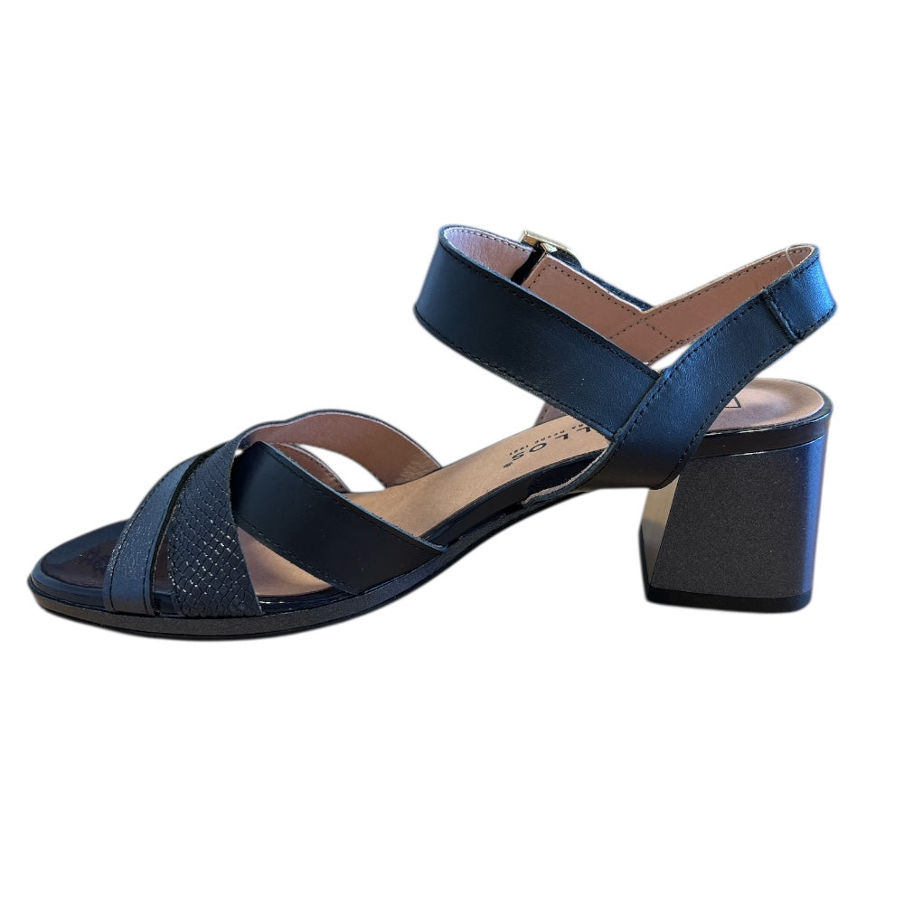 Pitillos 11.214 Navy Heeled Sandals
