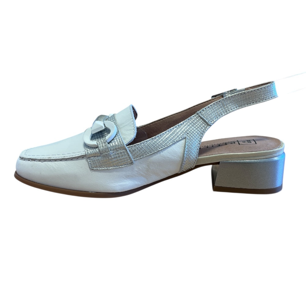 Pitillos 11.151 White Slingback Shoes