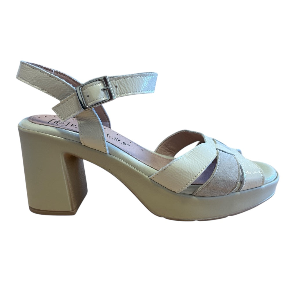 Pitillos 20.321 Beige Patent Sandals