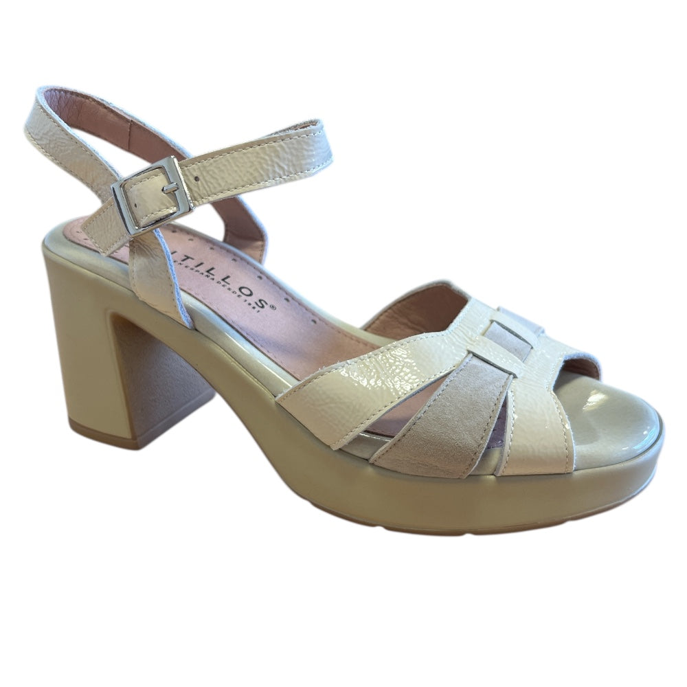 Pitillos 20.321 Beige Patent Sandals
