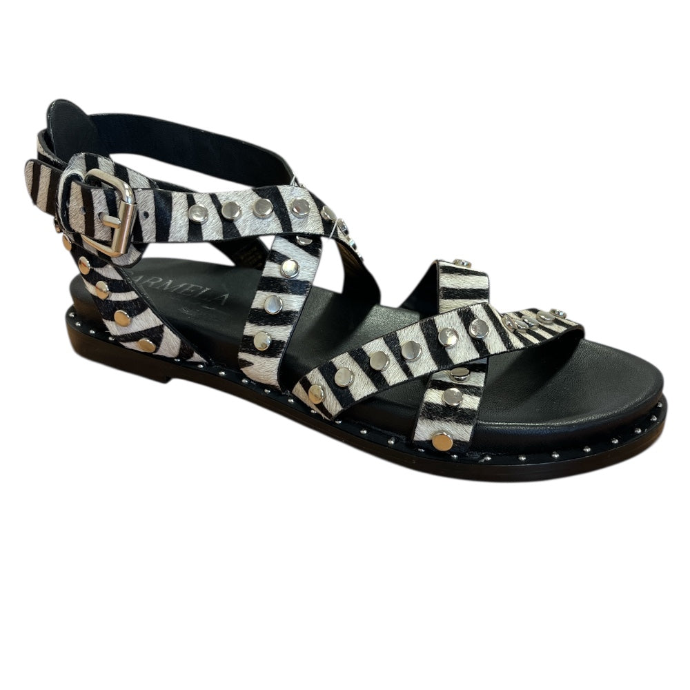 Carmela 162393 Zebra Print Sandals