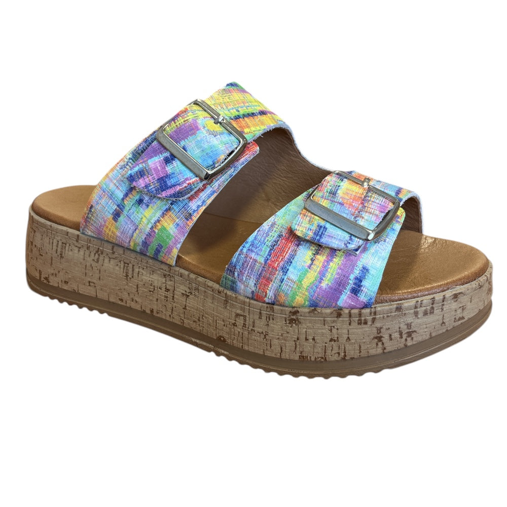 Adesso Kendall Multicolour Mule Sandals
