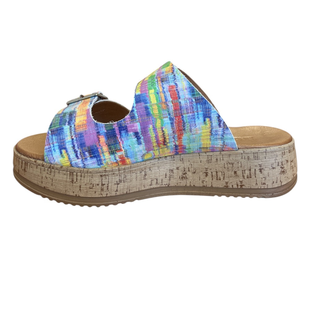 Adesso Kendall Multicolour Mule Sandals