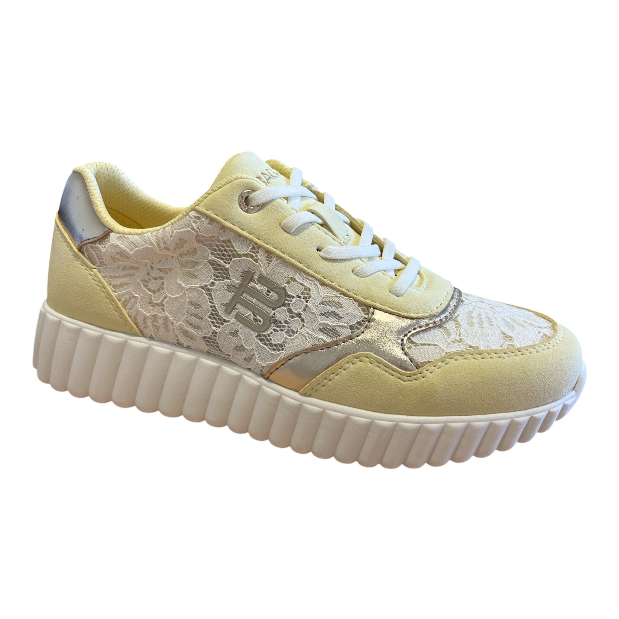 Bagatt Carini Yellow and Gold Trainers