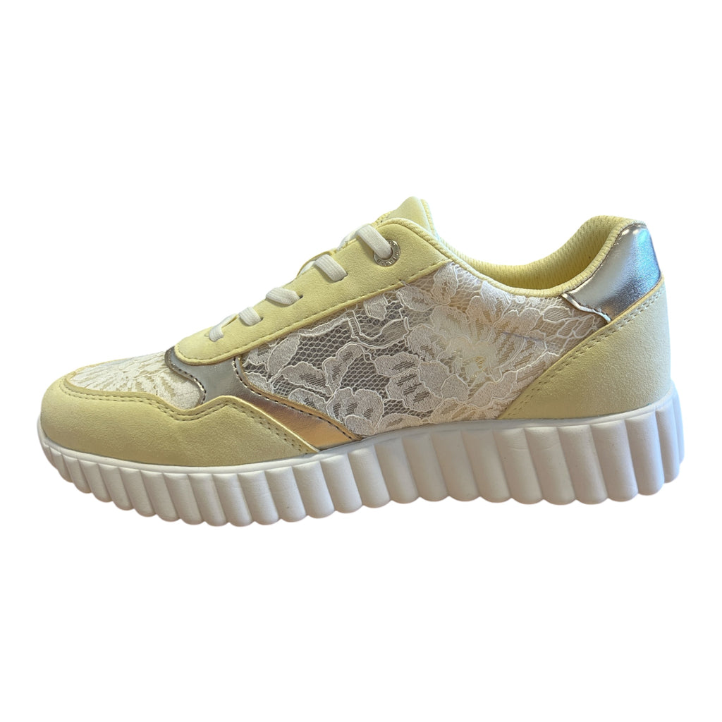Bagatt Carini Yellow and Gold Trainers
