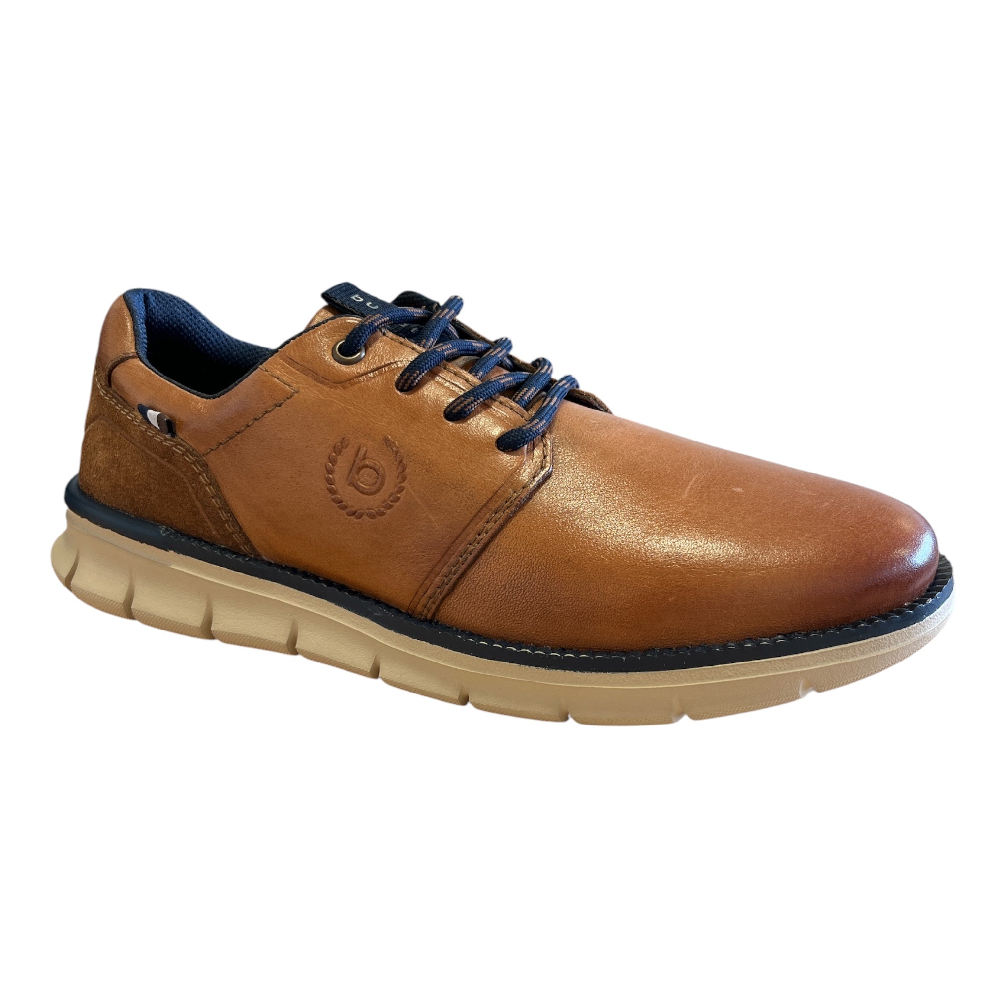 Bugatti Grind Tan Leather Casual Shoes