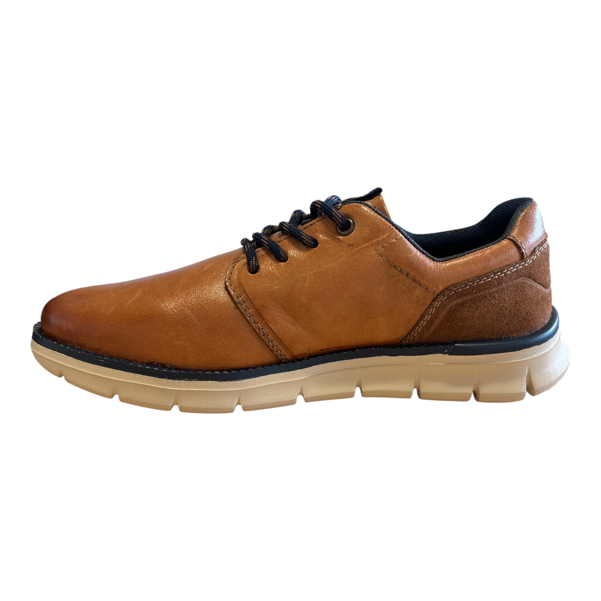 Bugatti Grind Tan Leather Casual Shoes
