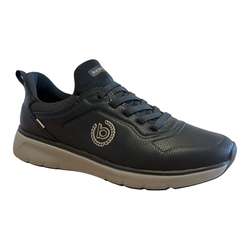 Bugatti Class Black Slip-On Trainers