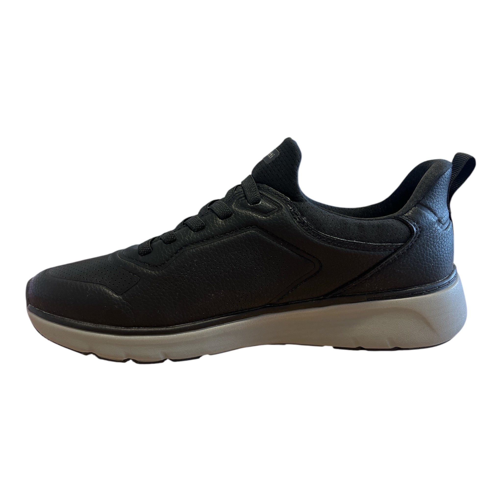 Bugatti Class Black Slip-On Trainers