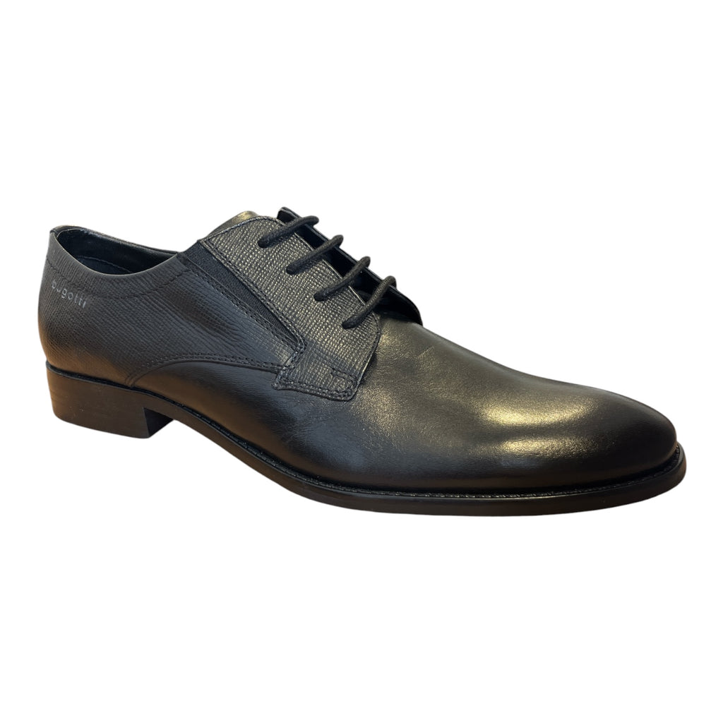 Bugatti Rinaldo Comfort Black Leather Lace-Up Shoes