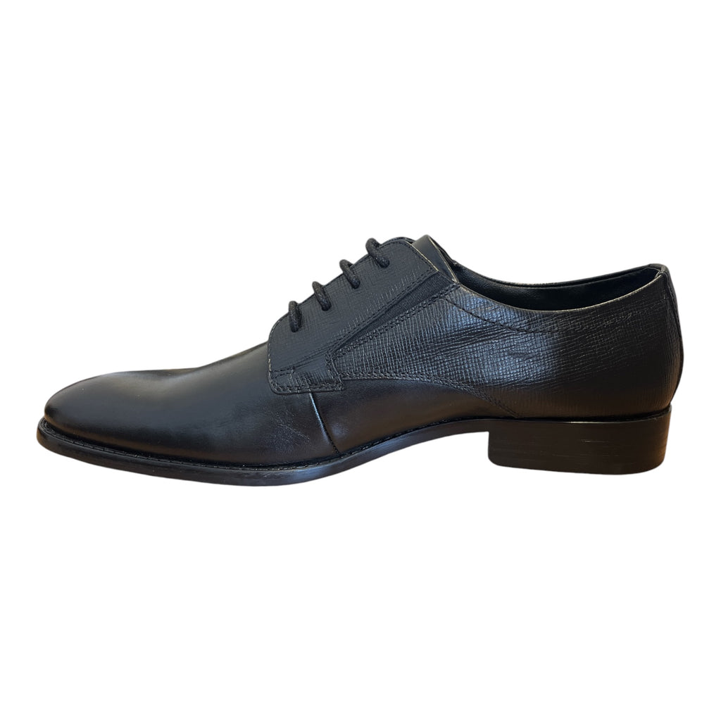 Bugatti Rinaldo Comfort Black Leather Lace-Up Shoes
