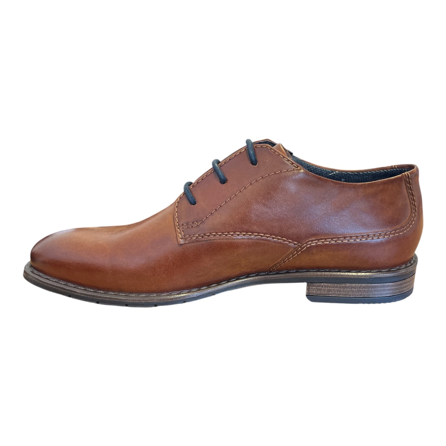 Bugatti Lerio Comfort Tan Lace-Up Shoes