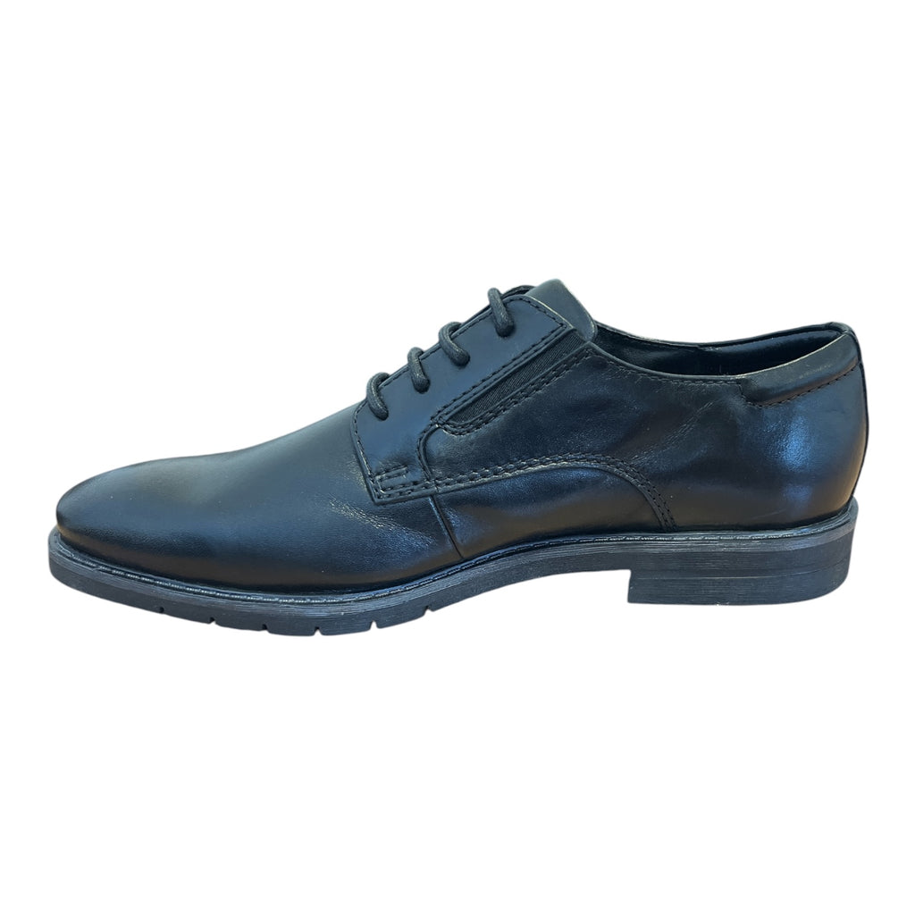 Bugatti Mero Black Leather Lace-Up Shoes